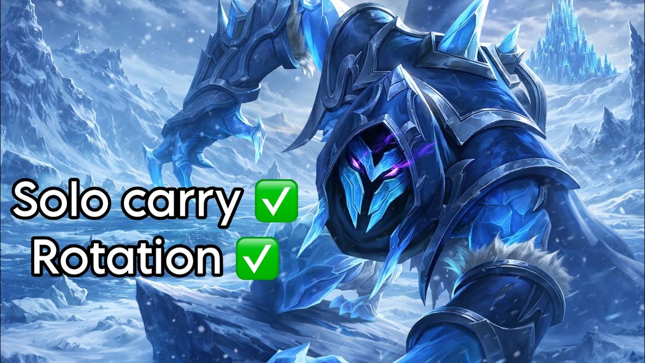 THE BEST HERO FOR SOLO RANK ‼️| Helcurt gameplay ,rotation and decision making tutorial |