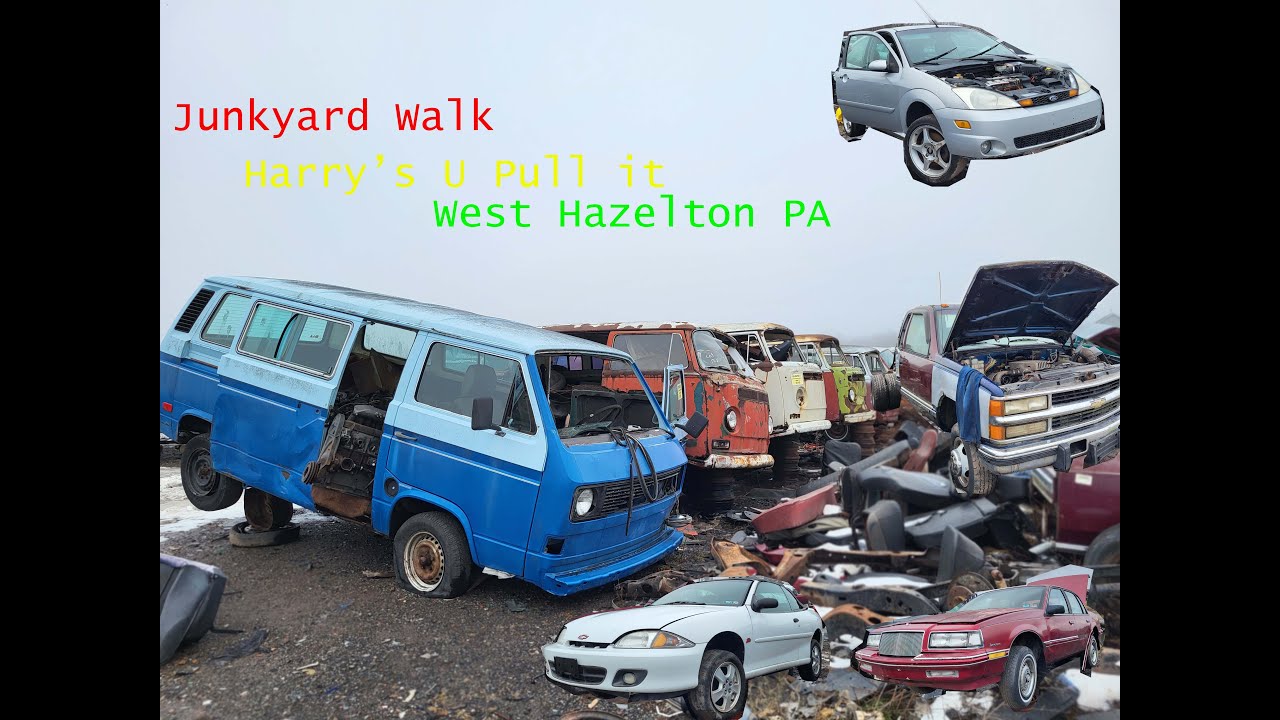 Junkyard Trip to Harry's U Pull It, Lots of 1970s 80s and 90s Cars! ‪