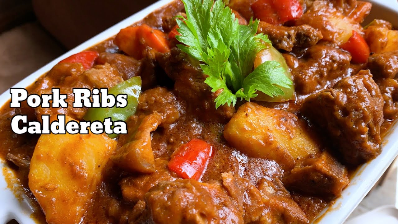 THE BEST PORK RIBS CALDERETA | SOBRANG SARAP!