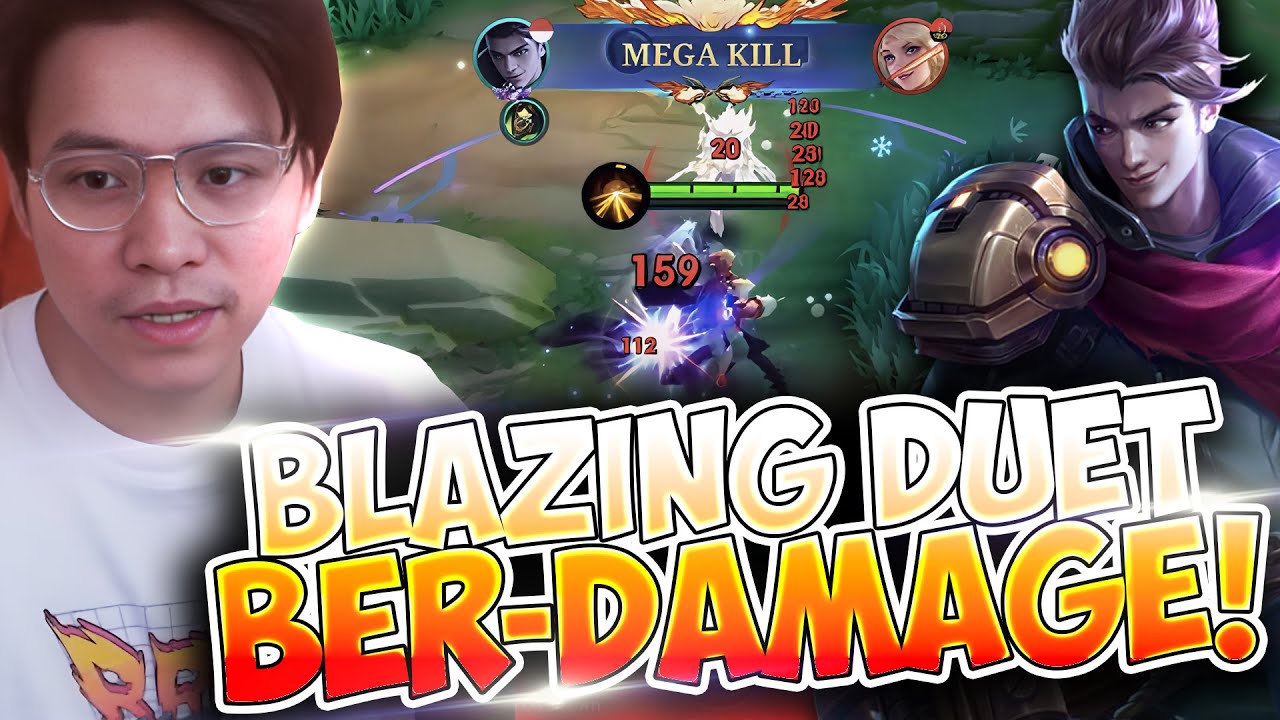 BLAZING DUET TUTURUU YANG SUDAH ADA DAMAGE NYA !! - Mobile Legends