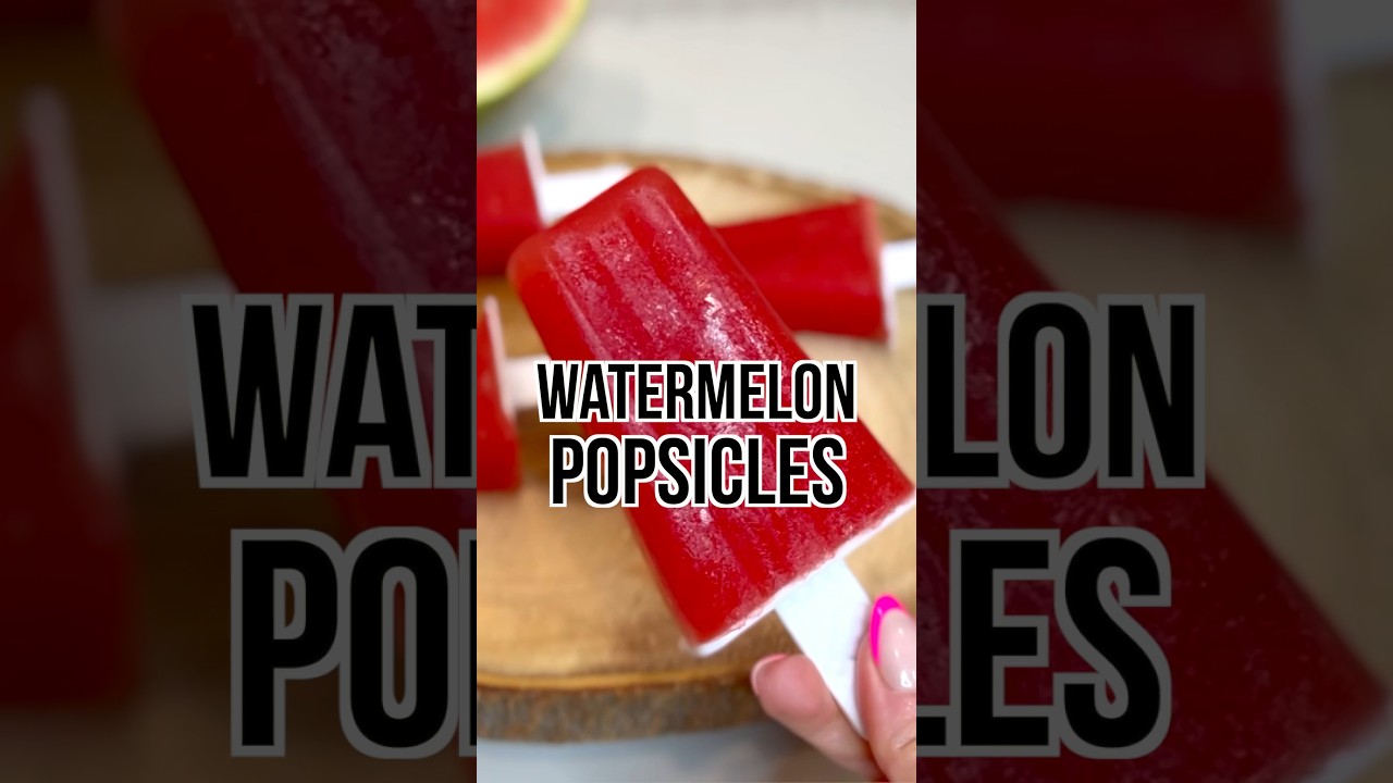 🍉💖Арбузное мороженое из 3 ингредиентов #рецептыиз3ингредиентов #легкиерецепты #маминхак