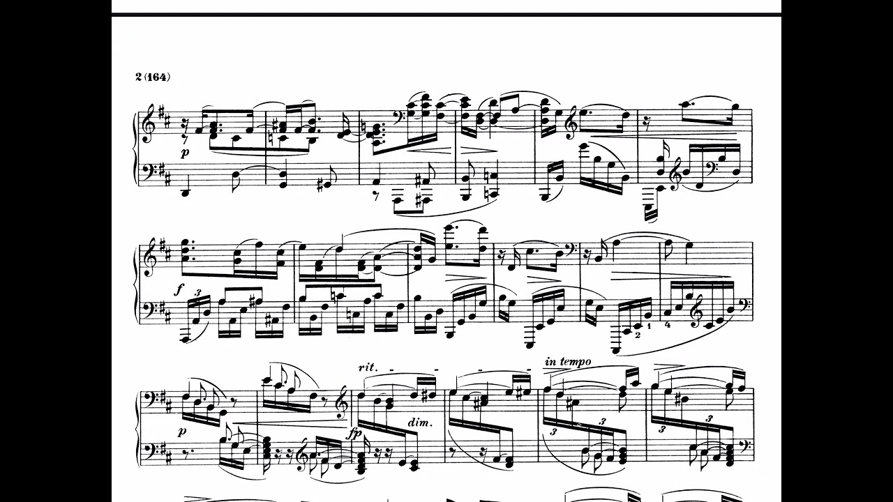 BRAHMS: OP 119, Nº1, intermezzo en si menor.
