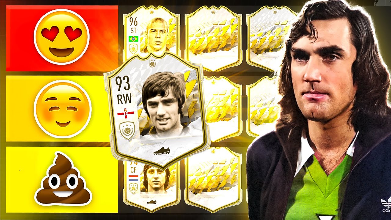 RANKING THE BEST ICON ATTACKERS / STRIKERS IN FIFA 22 ULTIMATE TEAM!! (Tier List)