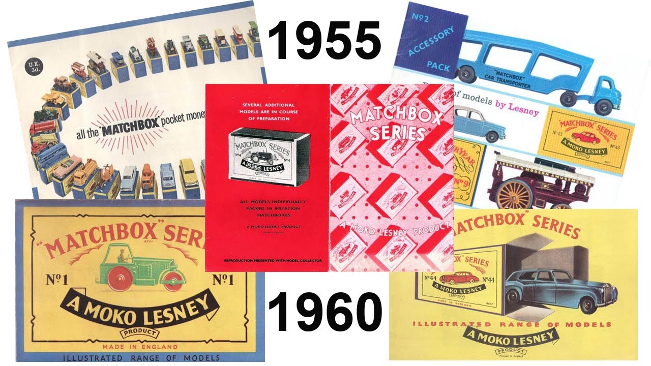 First matchbox catalogs from 1955-1960 , presentation. #diecast #vintage #model