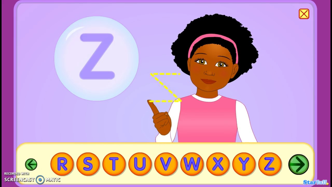Starfall Screencast
