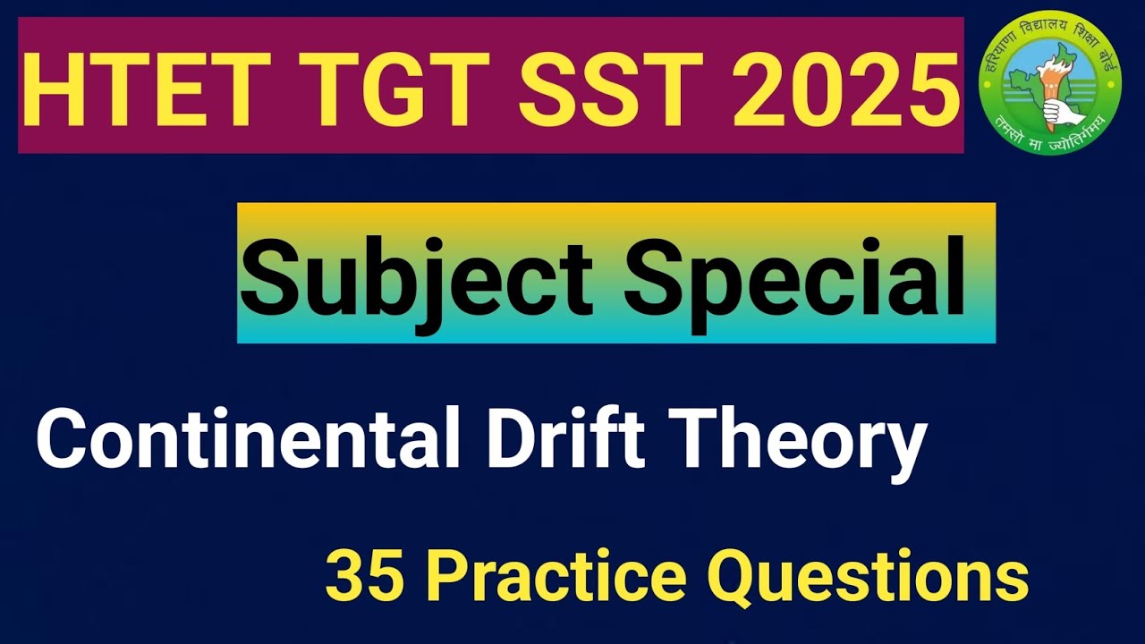 HTET TGT SST Practice Questions Series #4 