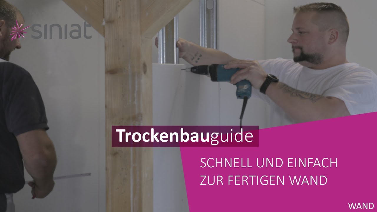 Trennwand selber bauen | Trockenbauguide | Trockenbau - #Trockenbau #Trennwand #Spachteln
