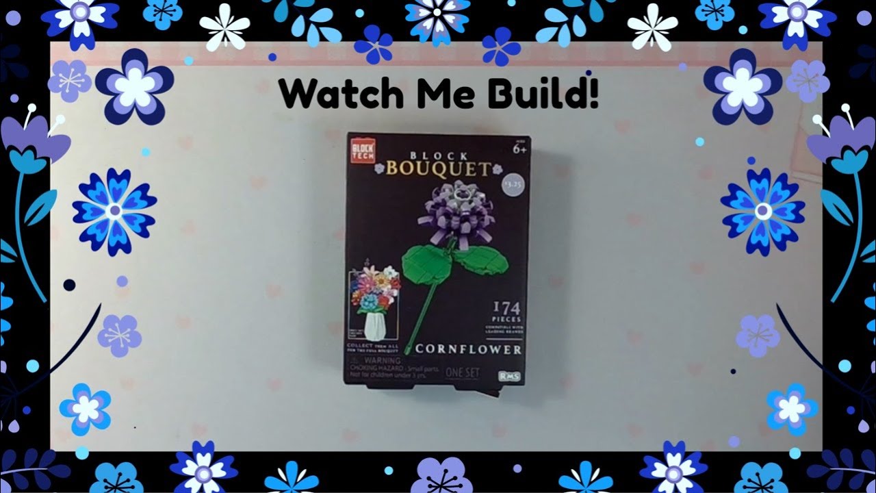 Watch Me Build! Block Tech - Block Bouquet - Cornflower - Sped Up with Music