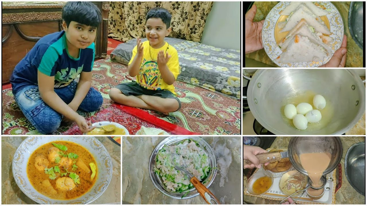 Dekhiye Main Kiya Lekar Aayi ! Healthy Breakfast & Anday Aloo Ka Salan Recipe ❤️ Guriya ki Duniya !!