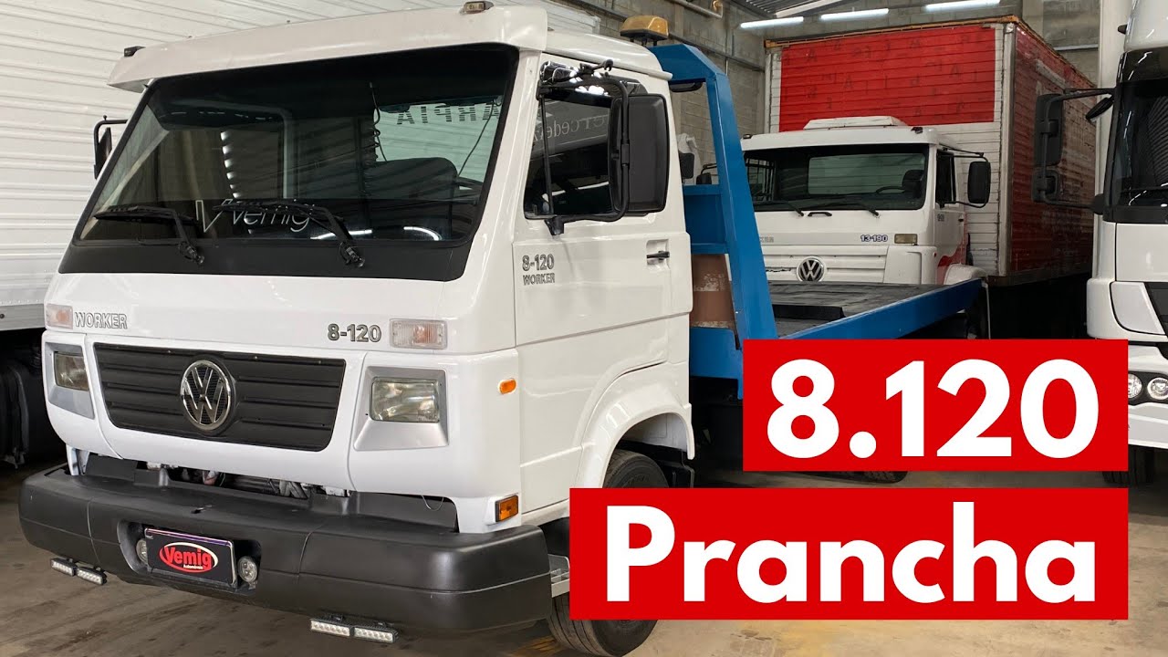 VENDIDO: Caminhão 8.120 Worker Prancha Plataforma