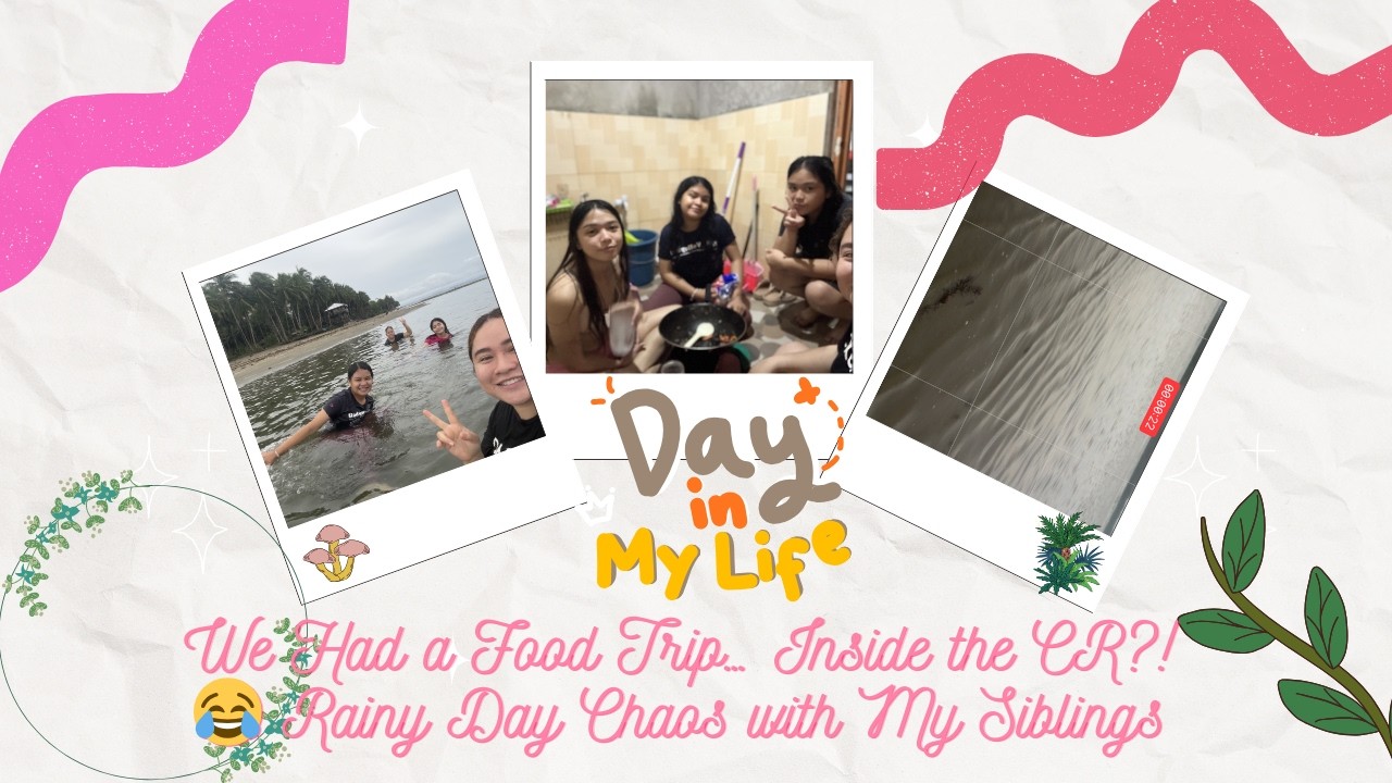 We Had a Food Trip… Inside the CR?! 😂 Rainy Day Chaos with My Siblings