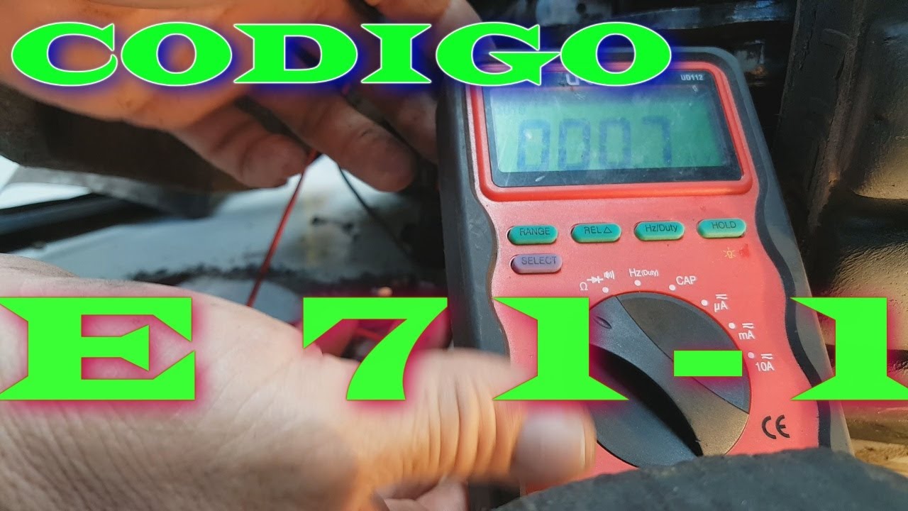 MONTACARGAS TOYOTA CON CÓDIGO DE FALLA E 71-1