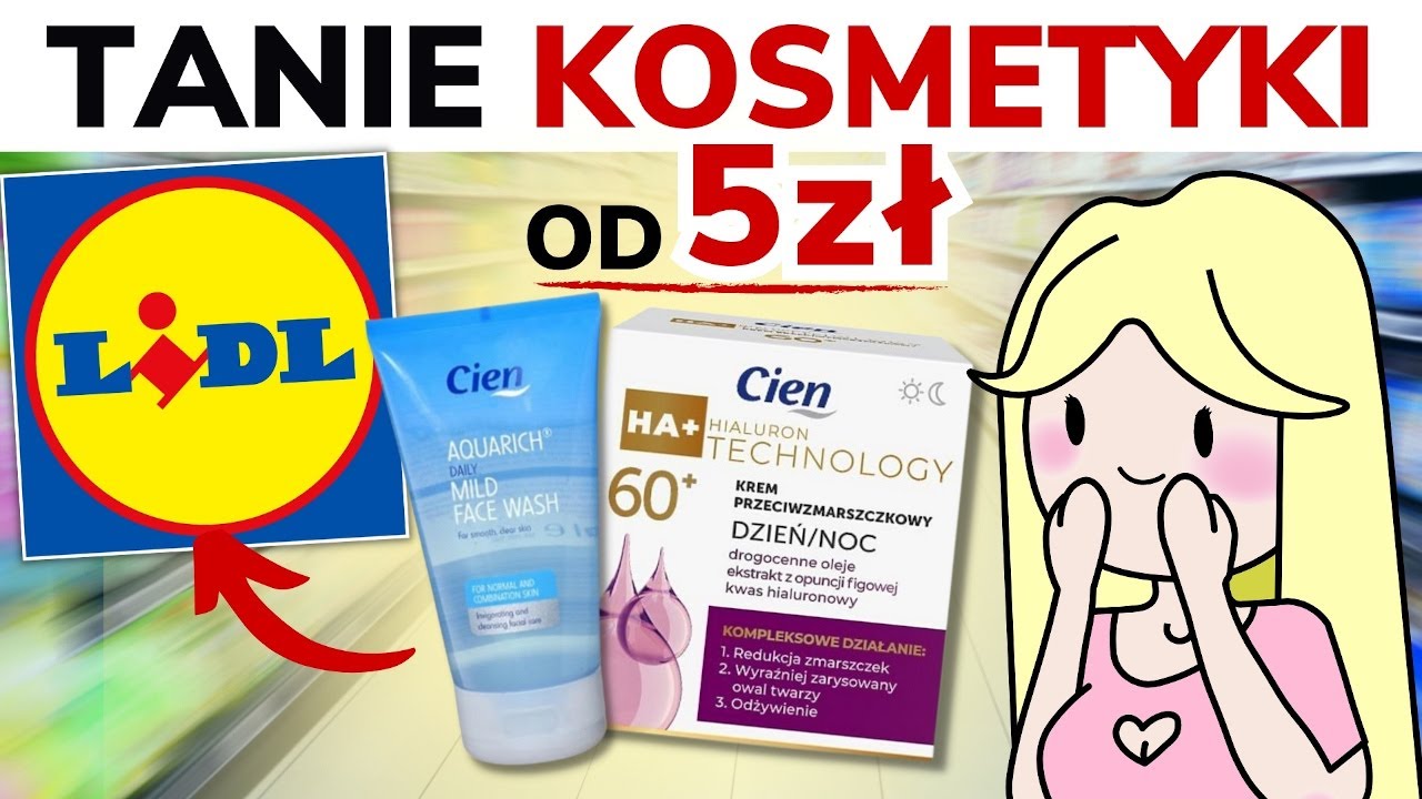 Najlepsze TANIE kosmetyki LIDL! - Najlepszy krem do twarzy za 10zł! | W Kranie Skład&oacute;w