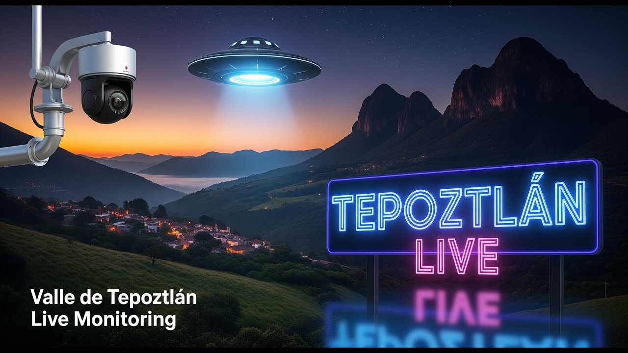 Sky Cam Tepoztlán Morelos OVNIS UFOS