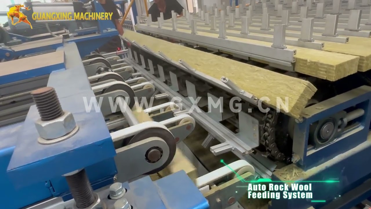 High Performance Rock Wool Sandwich Panel Line for Wall & Roof Panels