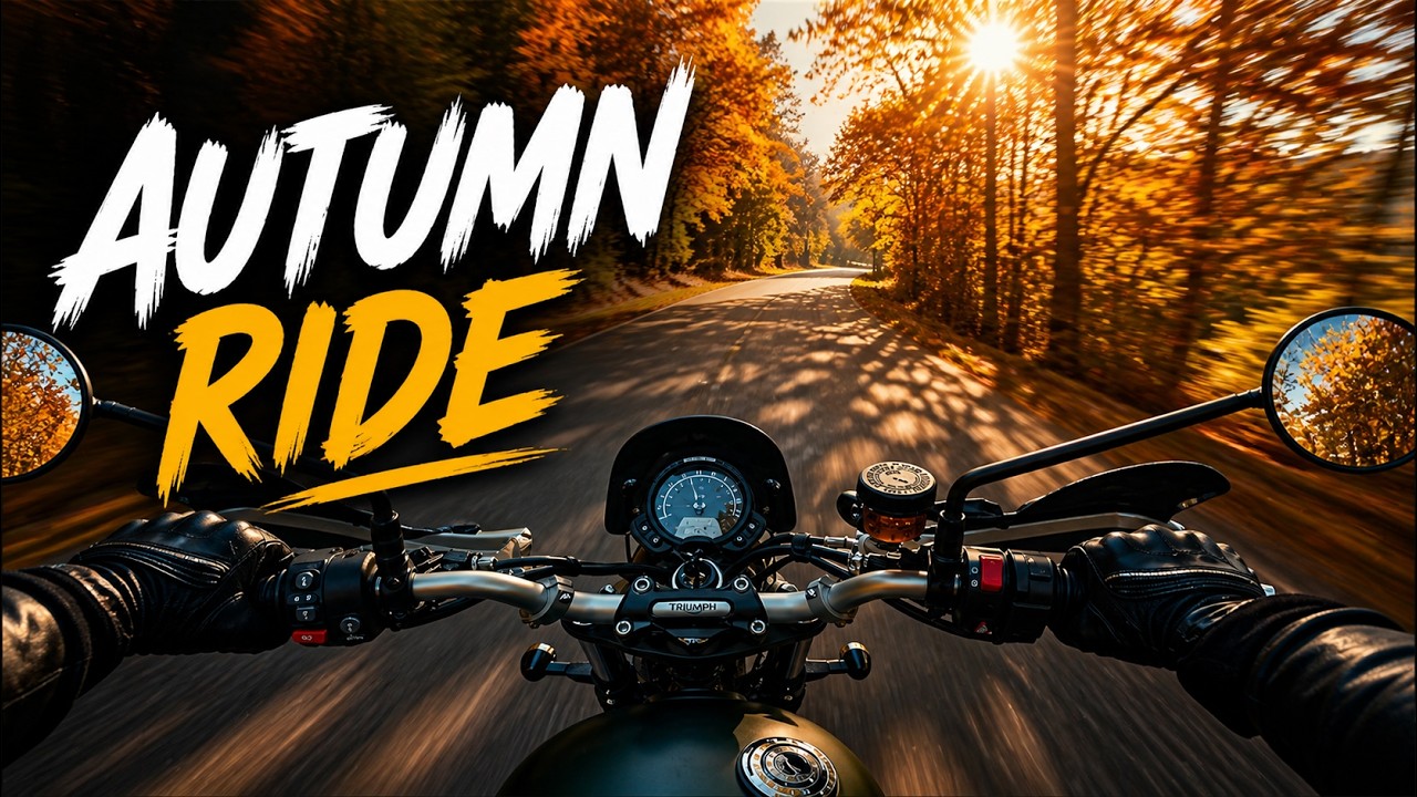 POV Motorcycle Ride | Autumn Vibes on Triumph Scrambler 900