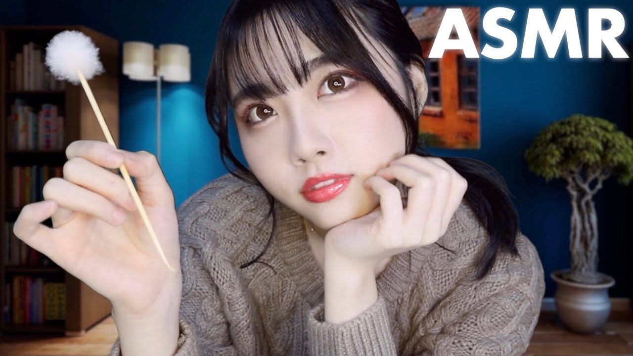 ASMR ルームメイトに耳かきされるロールプレイ👂🏻
