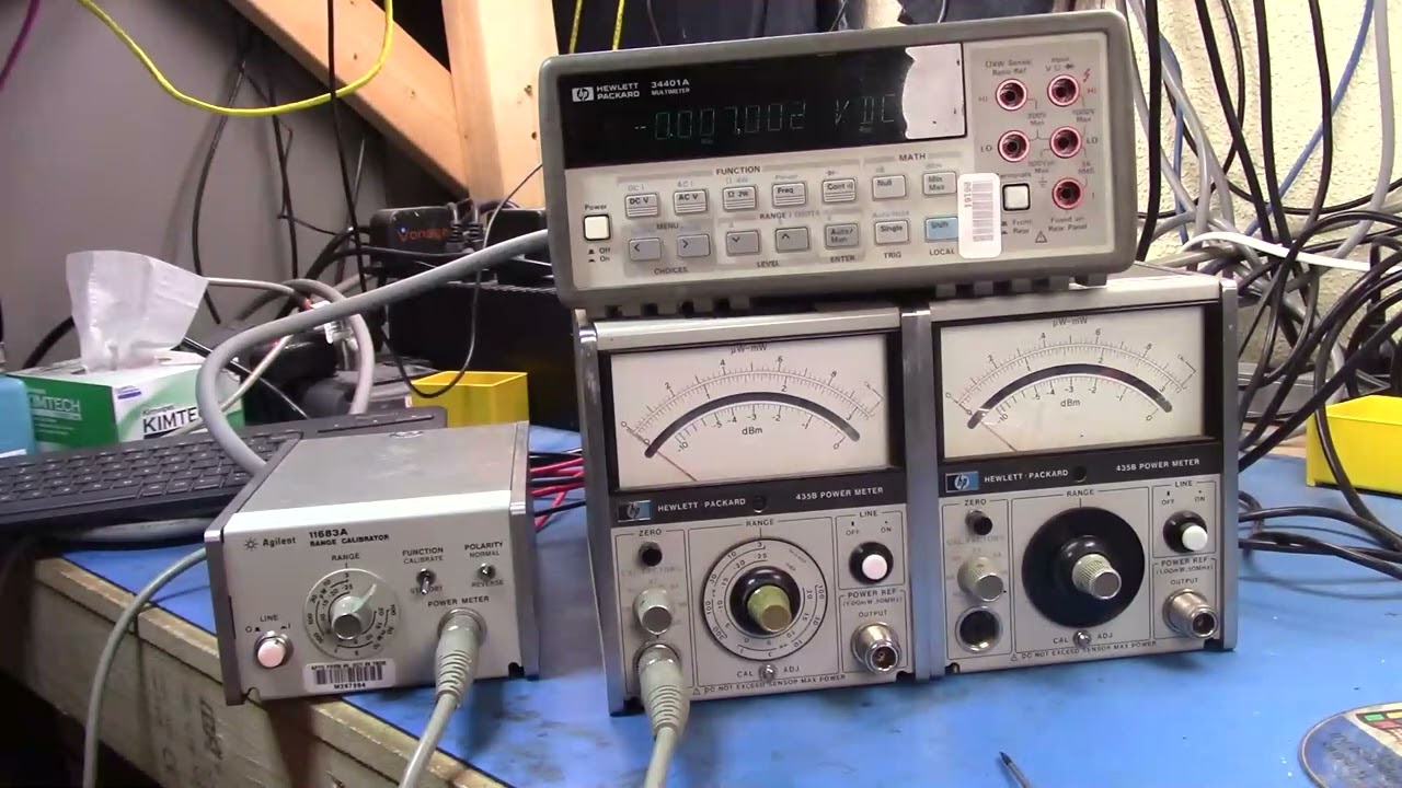 HP 435B - Instrument Accuracy Test with HP 11683A Range Calibrator