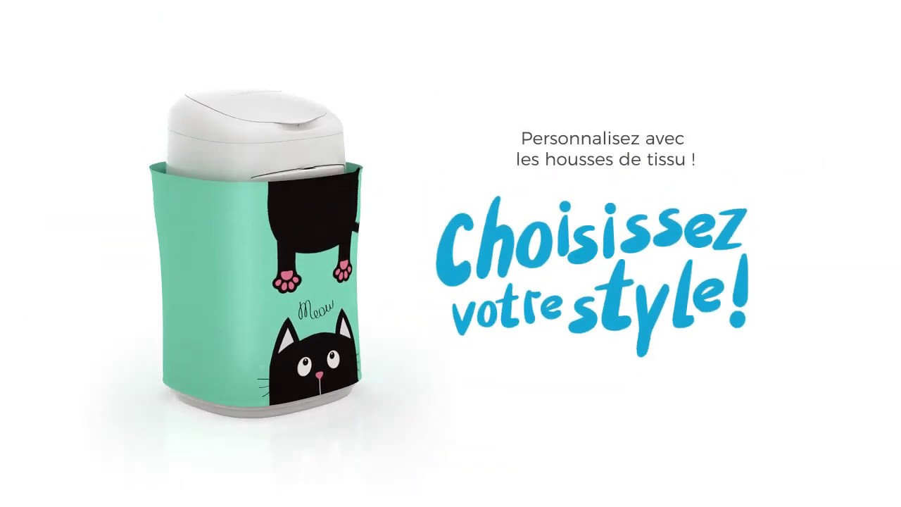 Poubelle à litière pour chat LitterLocker Design Plus long  FR
