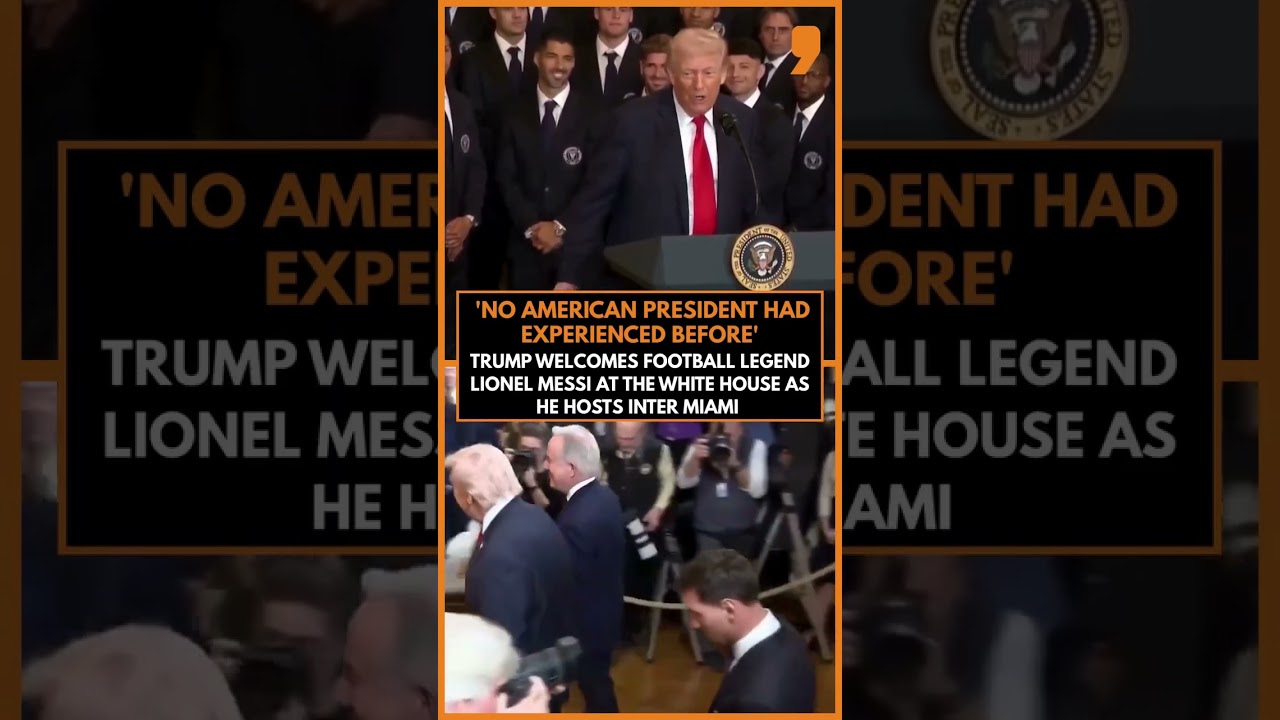 Trump Welcomes Inter Miami CF Champions with Lionel Messi at White House Celebration