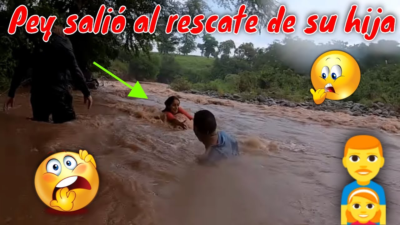 AUXILIO! EL RIO CRECIDO POR POCO SE LLEVA A NAYELI😲 Comenzó la aventura extrema en el río🏄‍♂️ P 5