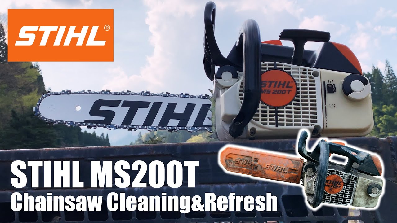 Chainsaw Cleaning & Refresh STIHL MS200T