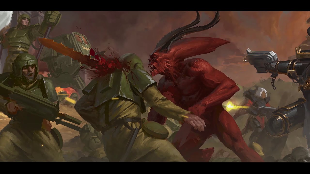 40K BATTLE OF CADIA CINEAMTIC
