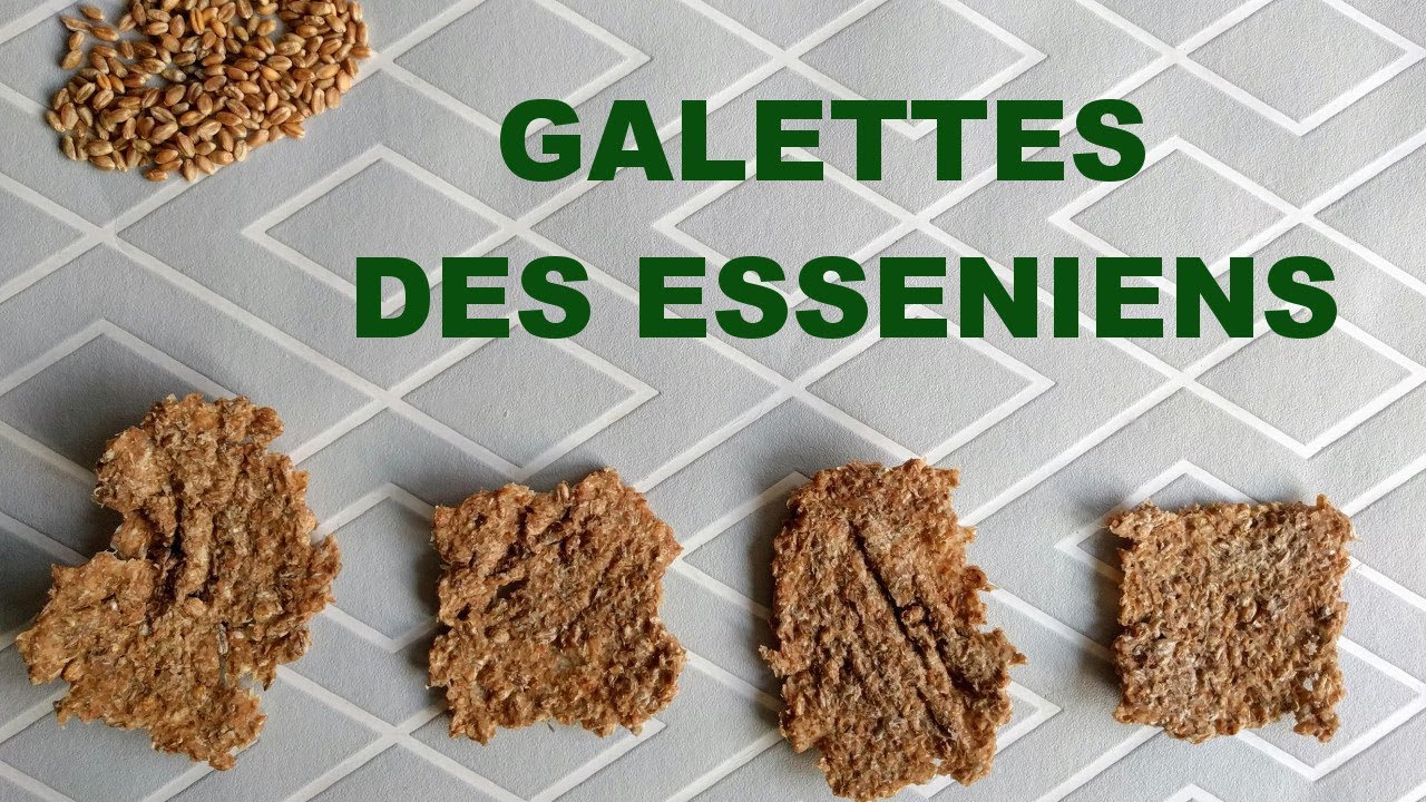 Galettes des Esseniens (graines germées, séchage au soleil)
