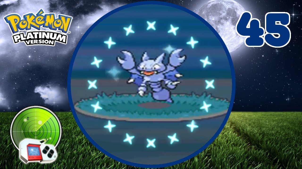 [LIVE] Shiny Gligar in Platinum after 40 Radar Chain! (+ Evolution!)
