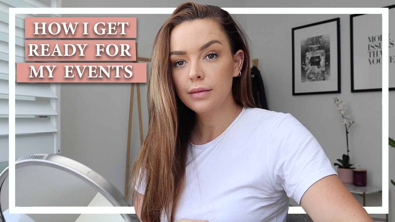 VLOG - HOW I GET READY FOR EVENTS + COME SHOPPING WITH ME