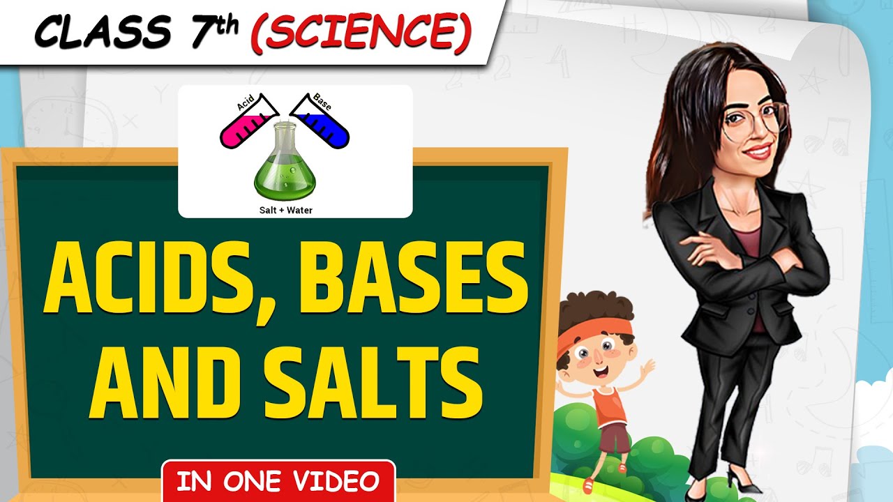 Acids, Bases and Salts || Full Chapter in 1 Video || Class 7th Science || Junoon Batch