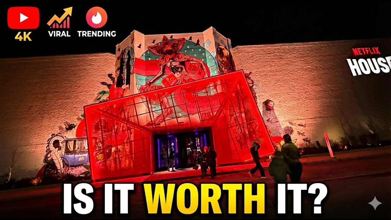 I Explored the WORLD’S FIRST Netflix House! 😱 (Full Tour)