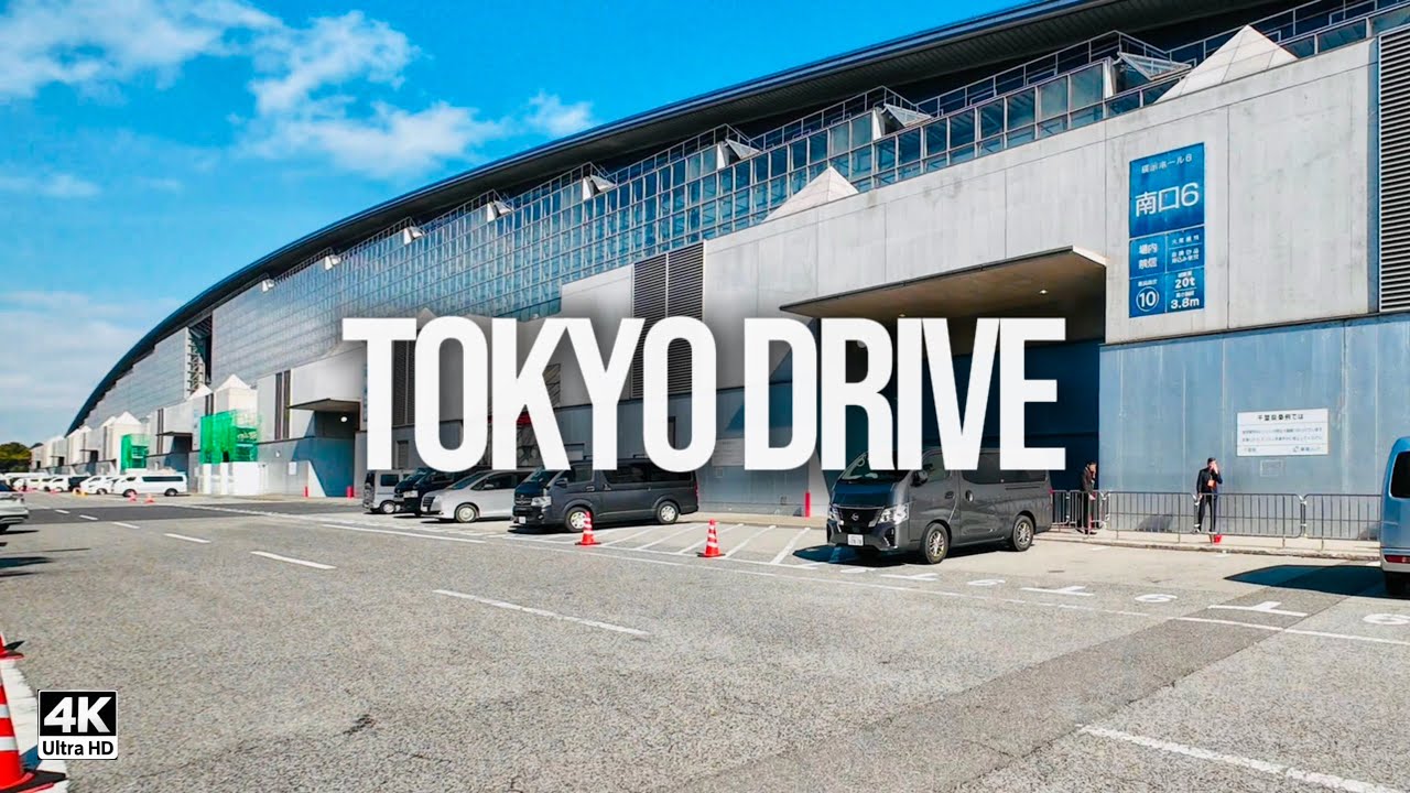 Tokyo Morning POV Drive | Sumida to Makuhari Messe | Local Roads | Natural Sound 4K