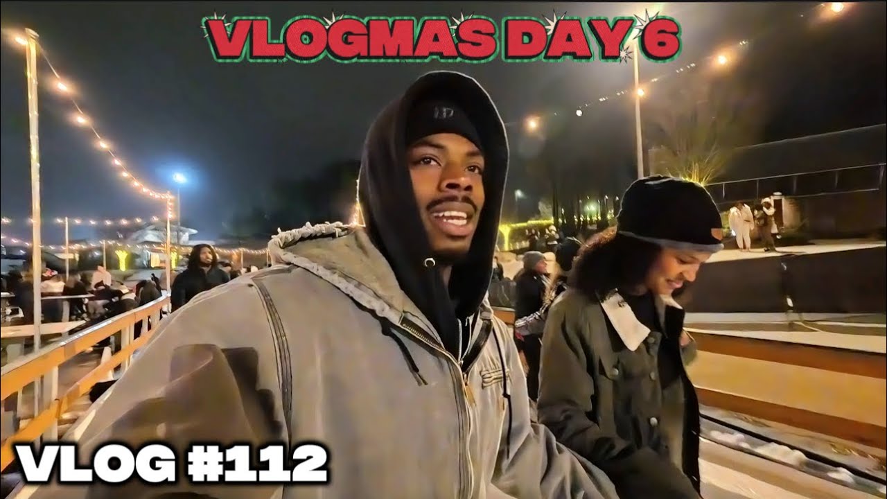 Мы катались на коньках🎄Влогмас, день 6