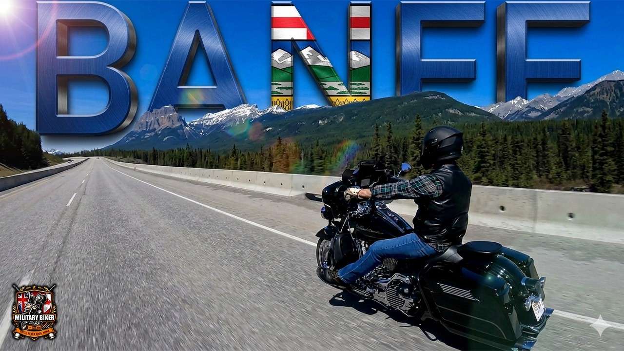 Exploring Banff National Park on Harley-Davidson Motorcycles is EPIC!