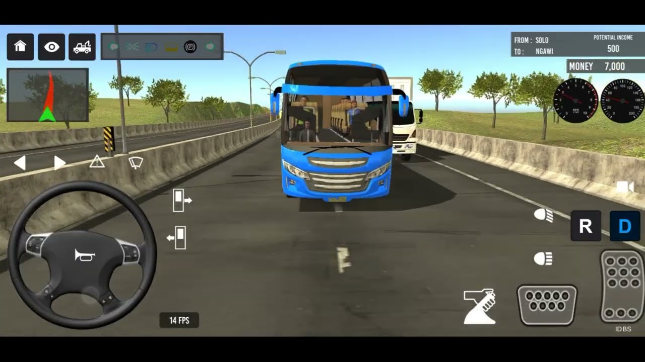 2024 Indonesia Bus Simulator || Episode - 7 ||Bus Driving Android Gameplay