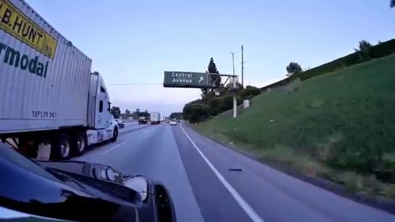 CineMount ProGlide - Early 3 axis gimbal test footage - Gh4 at 65 Mph