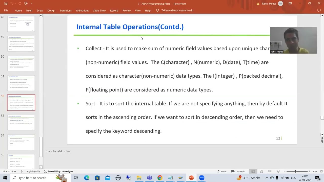 42 - SAP ABAP New Syntax - New Features of OPEN SQL - Use of Aggregate Functions Part1