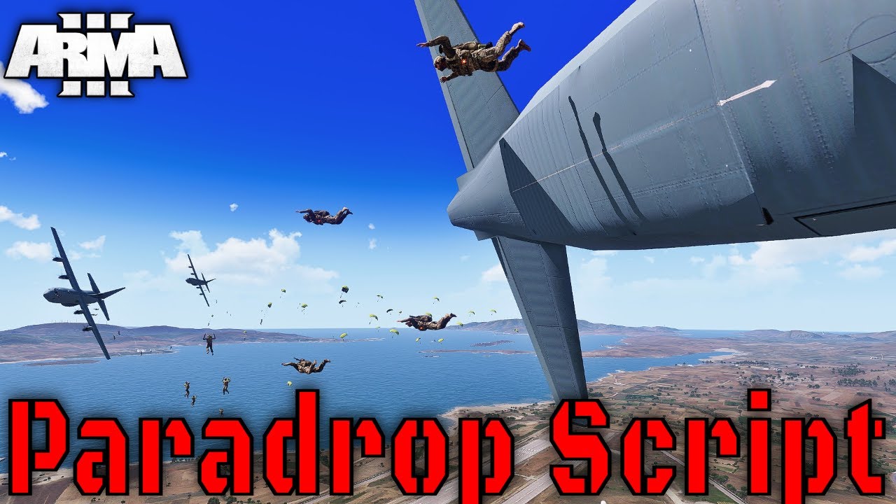Create a Paradrop Scenarios for AI or Players with this Script in Arma 3