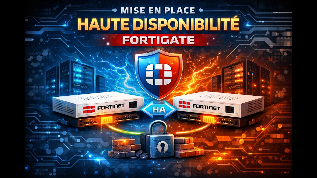 #4Fortinet Mise en place d’un cluster de haute disponibilité (HA) sur des firewalls FortiGate
