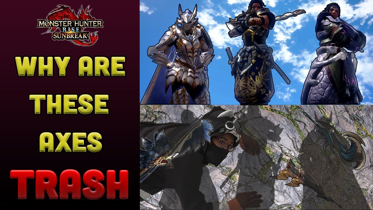 Что представляет собой обычный топор-трансформер в Sunbreak? (Monster Hunter Rise Sunbreak)