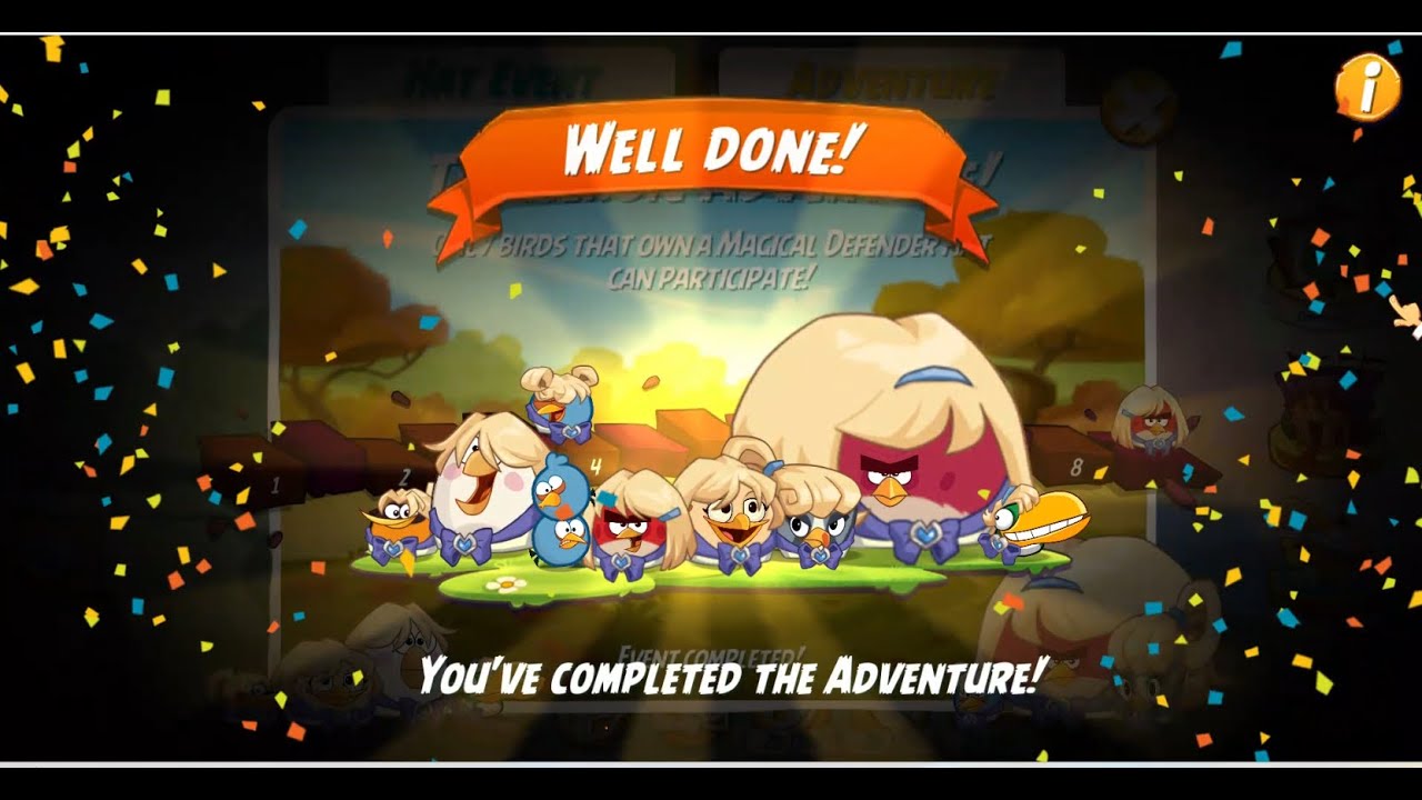 Angry Birds 2 Windows PC version: The Heroic Adventure (All levels completed)