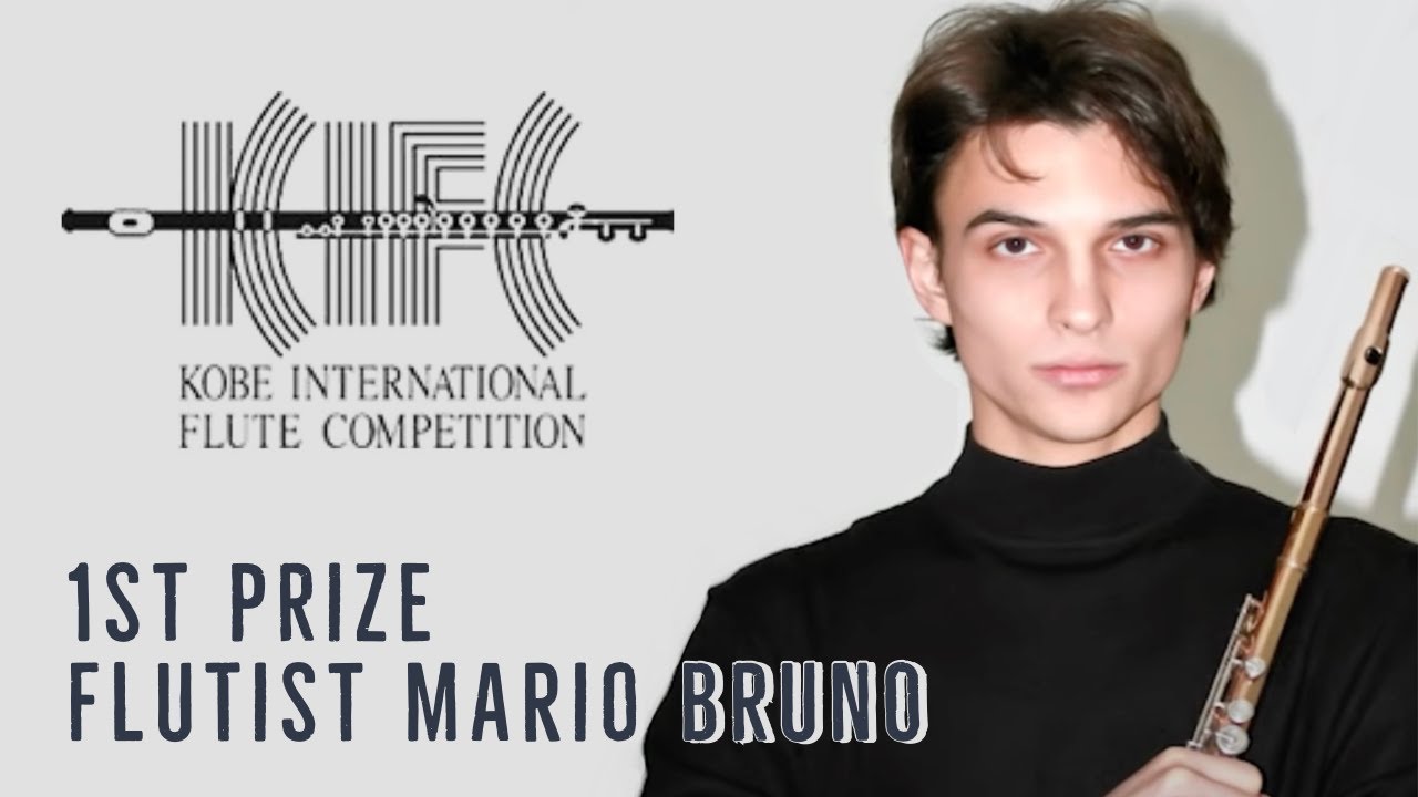 [CONCERT&AUDITION] 10th Kobe International Flute Competition -1st prize  Flutist Mario Bruno