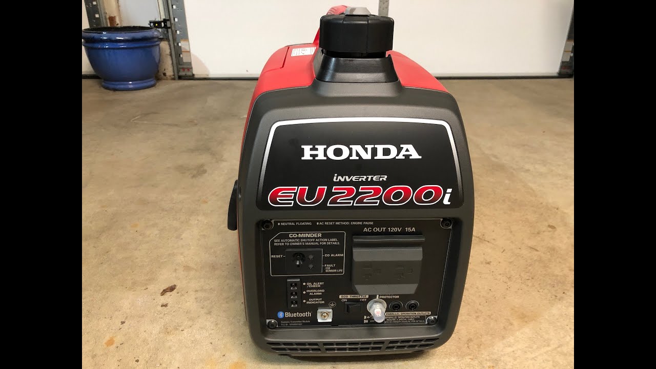 Honda Generator EU2200I Unboxing, Set Up And Start