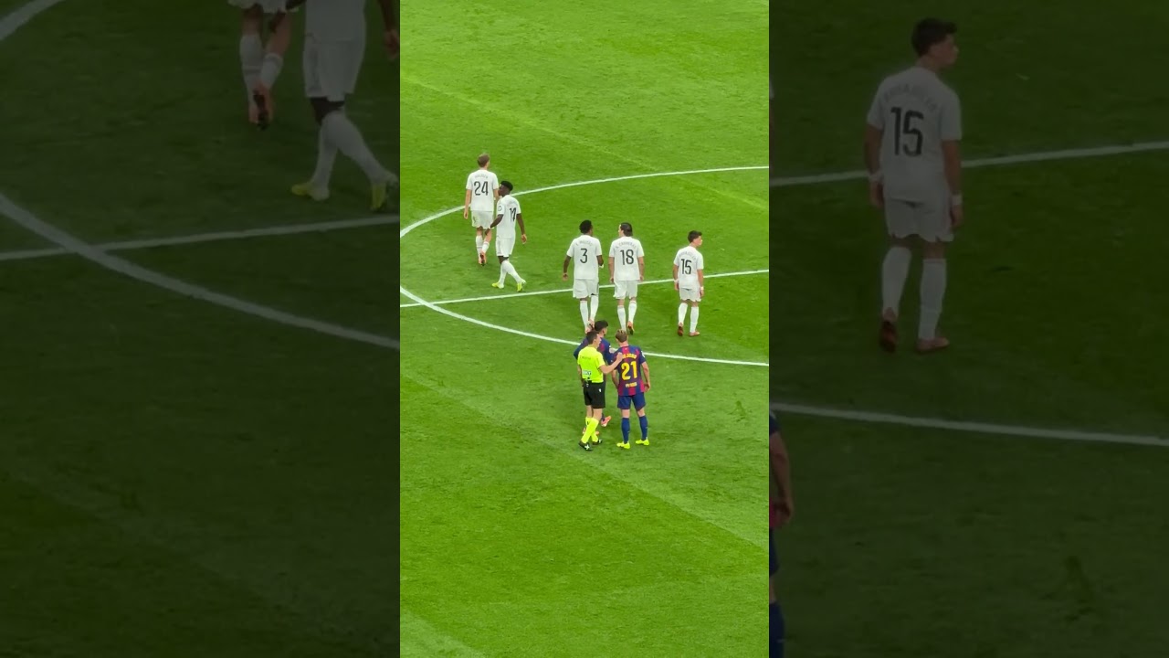 De Jong vs Vinicius Clash! 😱 Heated Argument with Referee After Real Madrid Goal | El Cl&aacute;sico 2025