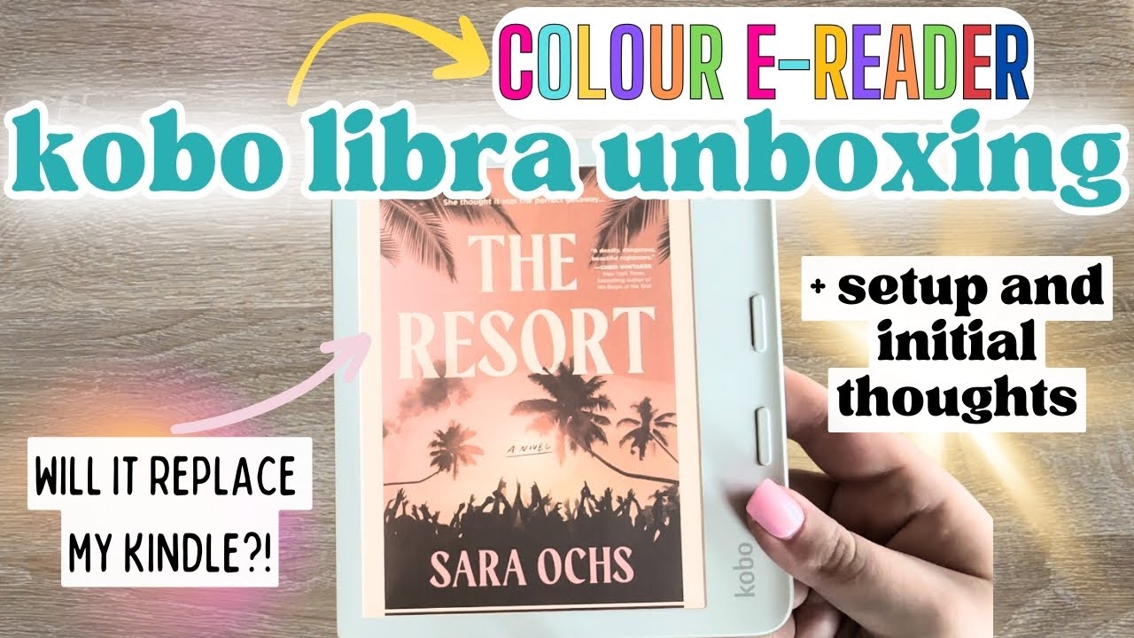 KOBO LIBRA COLOUR UNBOXING! Will this replace my Kindle?! #kindle #kobo #kobolibracolour #ereader