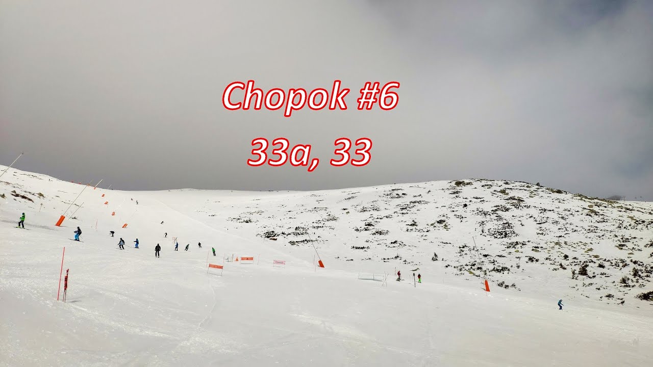 Narty Jasna Chopok (cz. 6) trasy na południu - czarna 33a i czerwona 33. Tatry Mountain Resorts.