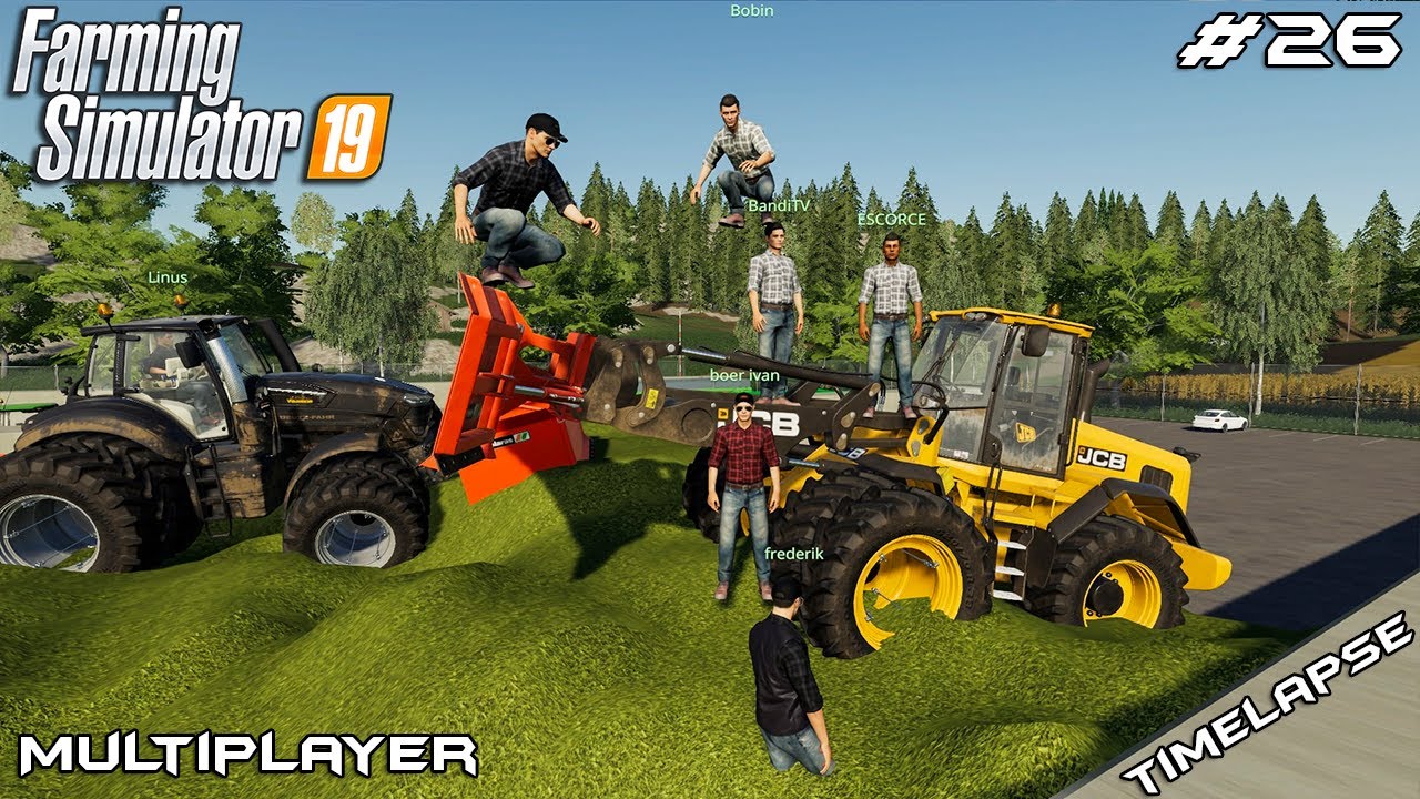 Big sugar beet harvest & silage harvest | Bjornholm | Multiplayer Farming Simulator 19 | Episode 26