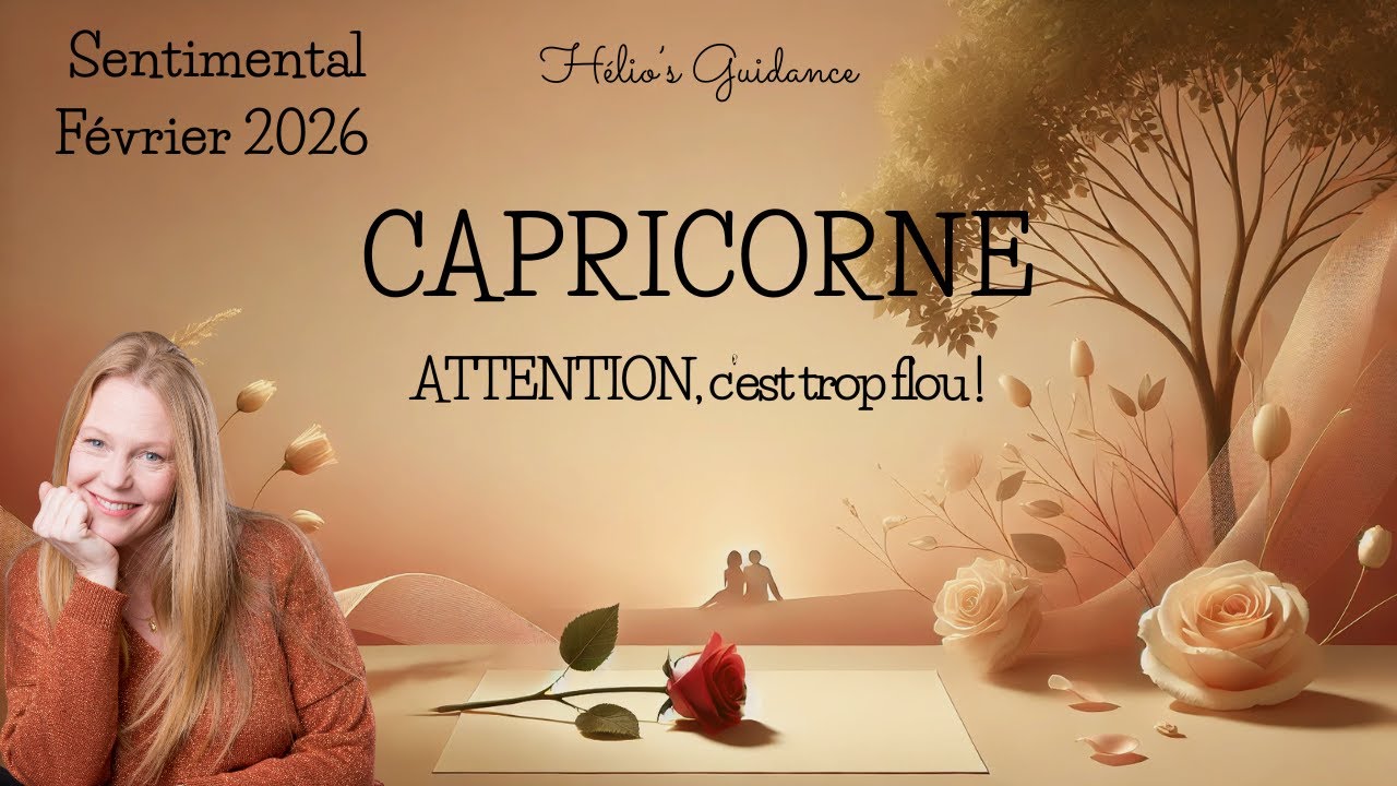 Capricorne F&eacute;vrier 2026 - Amour ❤️ Relation 💝