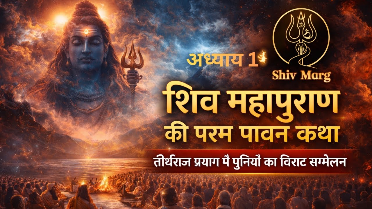 शिव पुराण: अध्याय 1 - कलियुग की भविष्यवाणी और महिमा 🚩 | Vidyeshwar Samhita Ep 01
